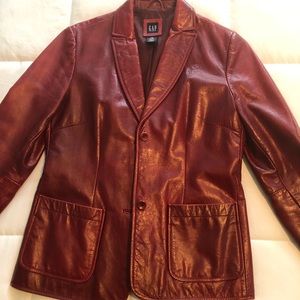 Gap leather jacket